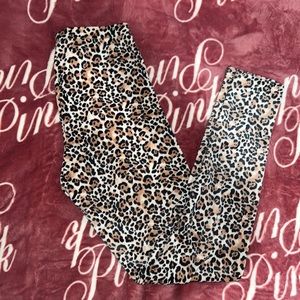 Victoria’s Secret Leopard Velour Leggings